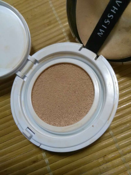 M クッション ファンデーション(モイスチャー)/MISSHA/クッションファンデーションを使ったクチコミ(1枚目)