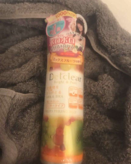 DETクリア ブライト&ピール ピーリングジェリー <ミックスベリーの香り>/Detclear/ピーリングを使ったクチコミ(1枚目)