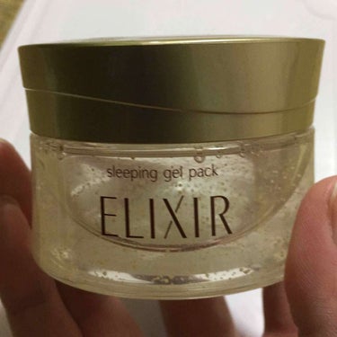 エリクシール シュペリエル スリーピングジェルパック Wのクチコミ「ELIXIR シュペリエルスリーピングジェルパックです✨お風呂上がりに化粧水→乳液→ジェルパッ.....」（1枚目）