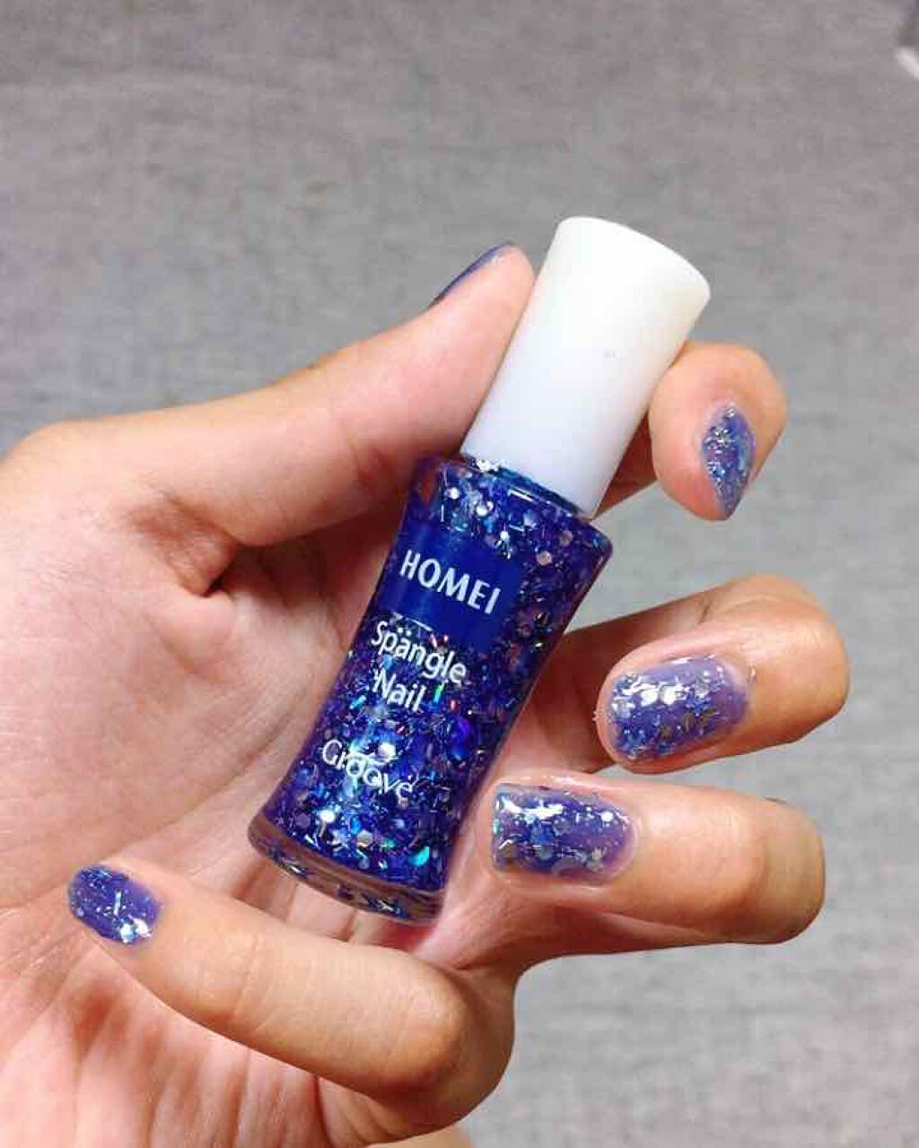 HOMEI スパンコールネイルポリッシュ/北尾化粧品部/マニキュアを使ったクチコミ(1枚目)