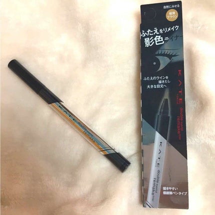 ダブルラインフェイカー/KATE/リキッドアイライナーを使ったクチコミ(1枚目)