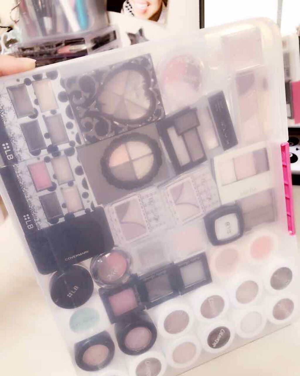 3段式クリアーケース/DAISO/その他化粧小物を使ったクチコミ(4枚目)