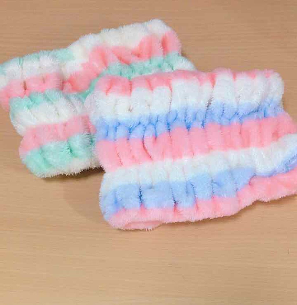 ふわふわヘアターバン/DAISO/ヘアアクセサリーを使ったクチコミ（1枚目）