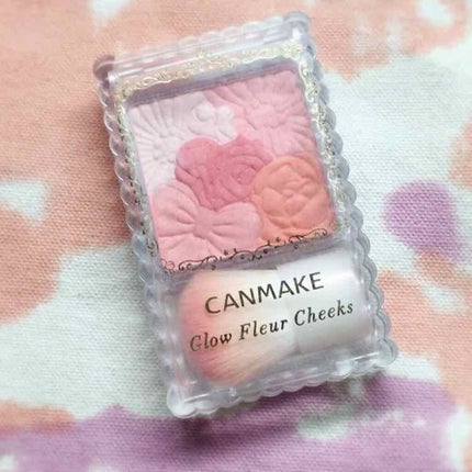 グロウフルールチークス/キャンメイク/パウダーチークを使ったクチコミ(1枚目)