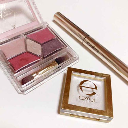 シマリングシャドウ/excel/ジェル・クリームアイシャドウを使ったクチコミ(1枚目)