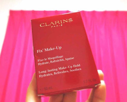 フィックス メイクアップ/CLARINS/ミスト状化粧水を使ったクチコミ(1枚目)