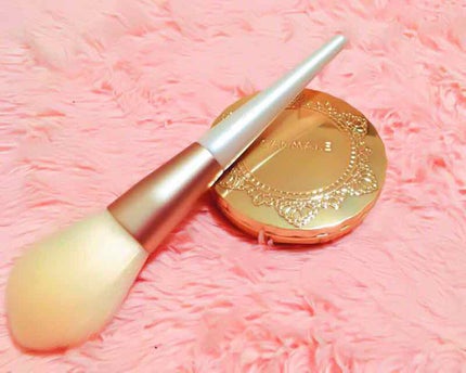 エンジェリッチブラシ パウダー用 L/ロージーローザ/メイクブラシを使ったクチコミ(1枚目)