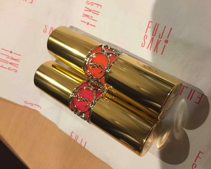 ルージュ ヴォリュプテ シャイン/YVES SAINT LAURENT BEAUTE/口紅を使ったクチコミ(1枚目)