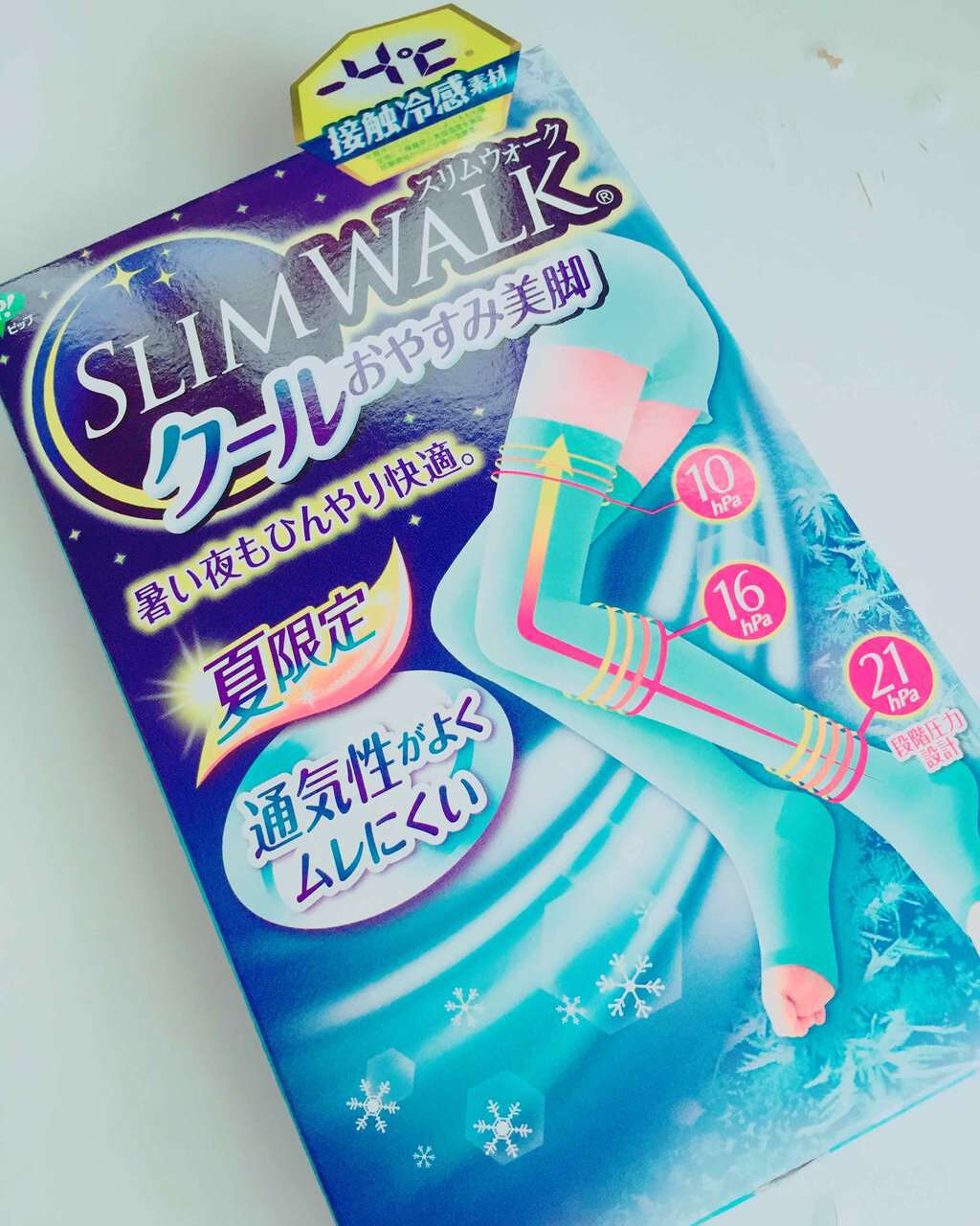 夢みるここちのスリムウォーク キュッとひきしめ 涼感設計(旧)/SLIMWALK/着圧ソックス・レギンスを使ったクチコミ（1枚目）