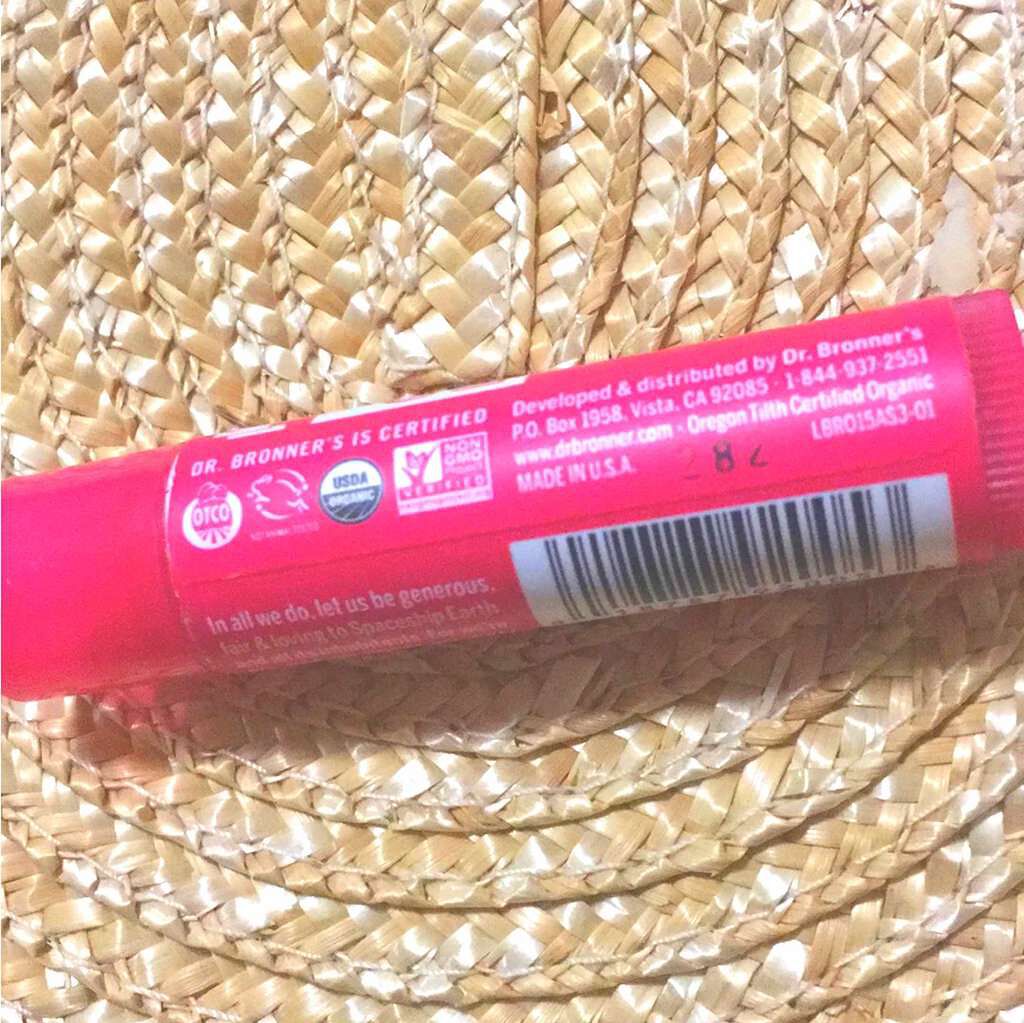 マジック オーガニックリップバーム ローズ/ドクターブロナー/リップバームを使ったクチコミ（2枚目）