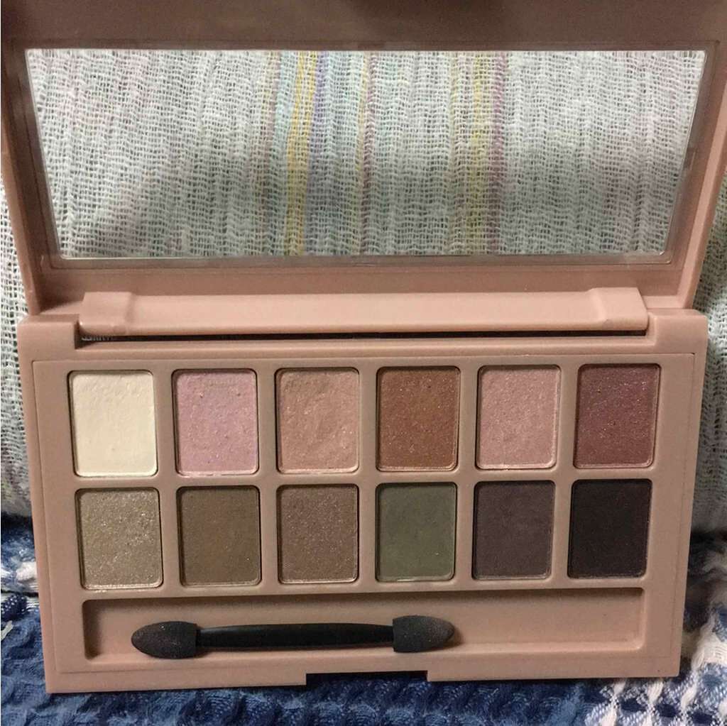 ヌードパレット ブラッシュド/MAYBELLINE NEW YORK/アイシャドウパレットを使ったクチコミ(1枚目)