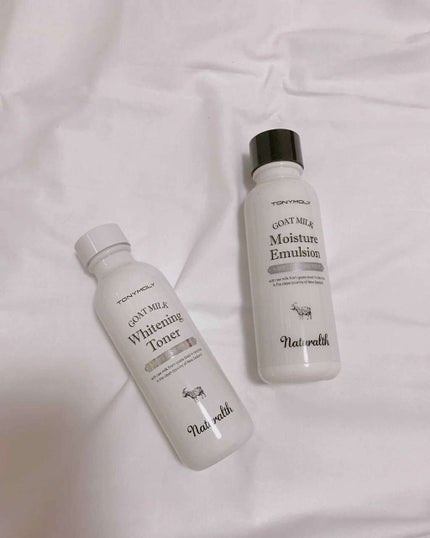 naturalth goatmilk whitening toner/TONYMOLY/化粧水を使ったクチコミ(1枚目)