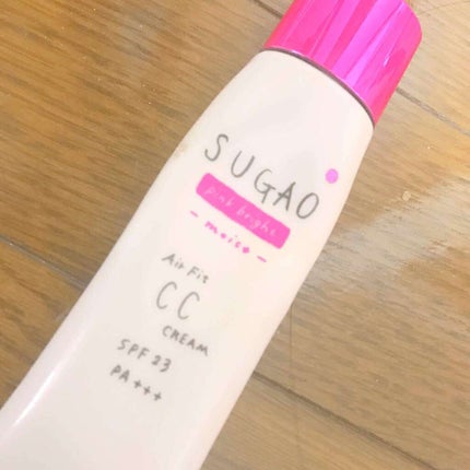 SUGAO エアーフィットCCクリーム ピンクブライトモイスト 01 明るい肌色 試してみた】Air FitCCクリーム ピンクブライトモイスト SUGAO