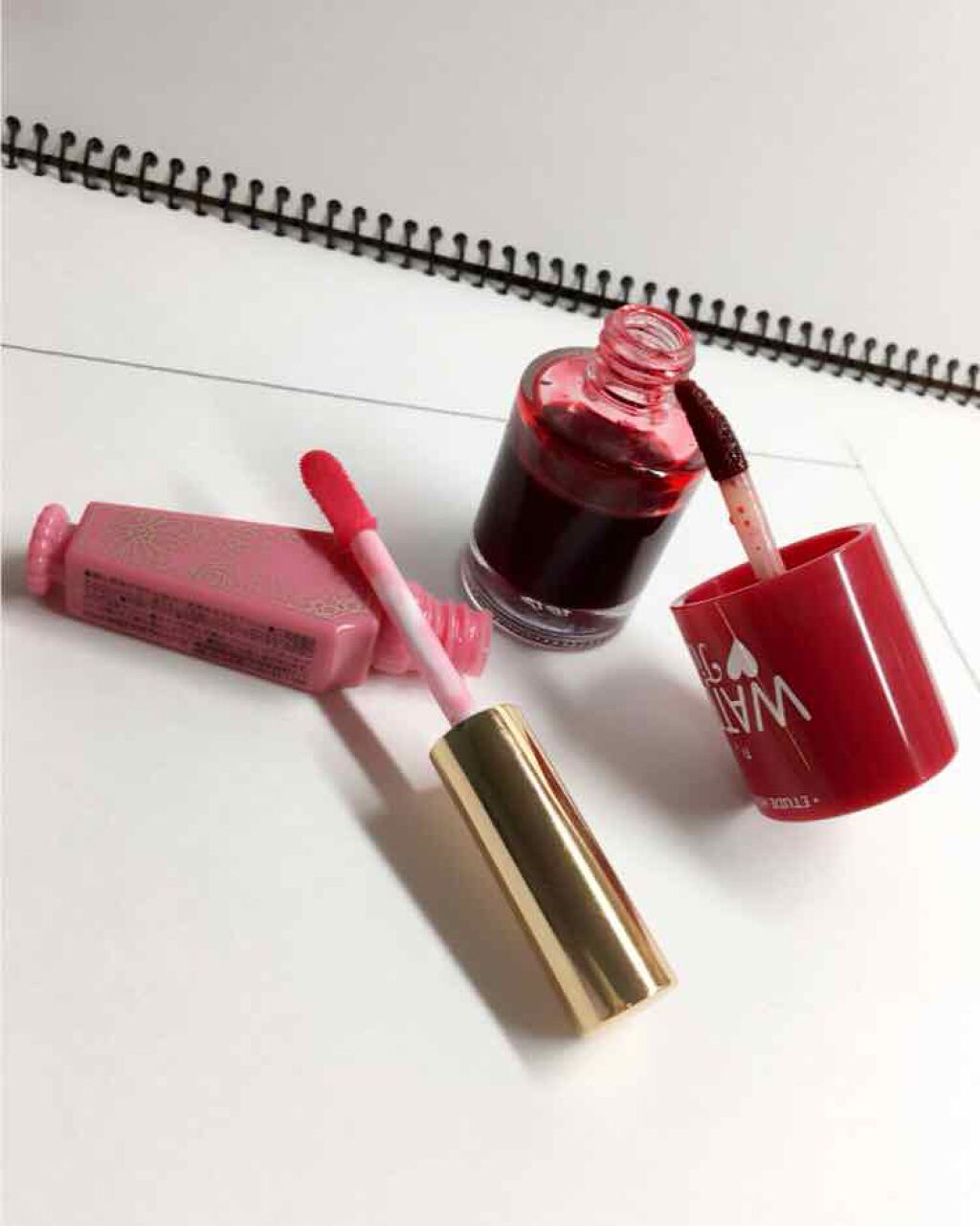 ウォーターティント/ETUDE/リップグロスを使ったクチコミ（2枚目）