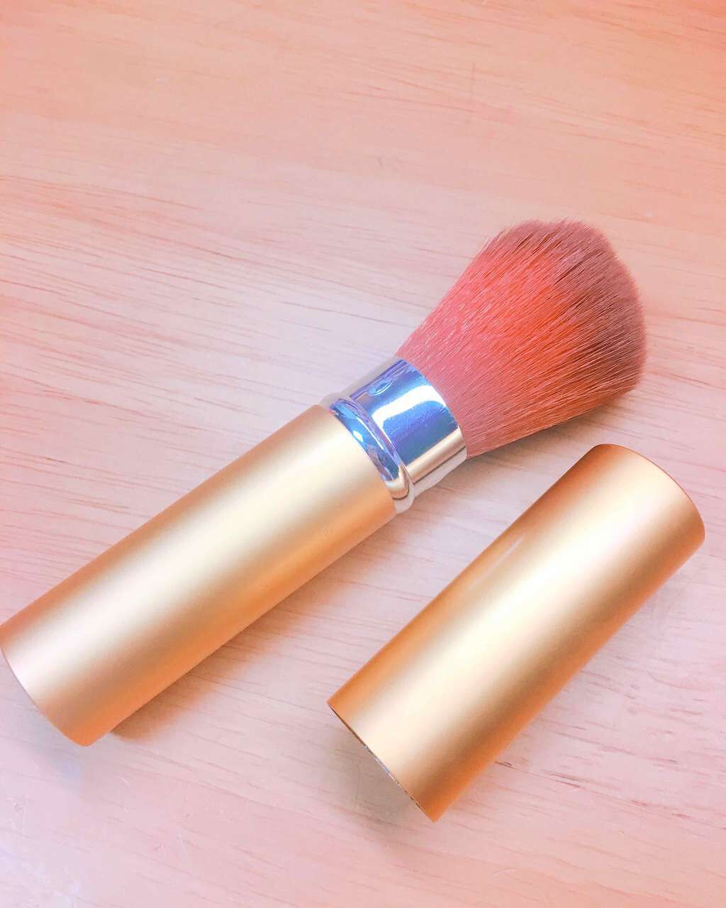 春姫 チークブラシ/DAISO/メイクブラシを使ったクチコミ(1枚目)