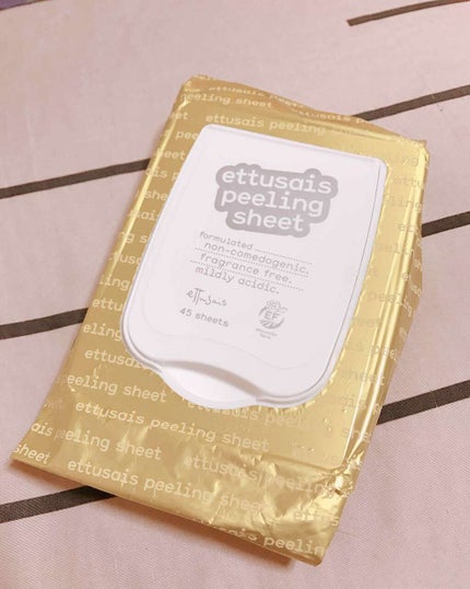 ふきとりピーリングシートN/ettusais/ピーリングを使ったクチコミ(1枚目)