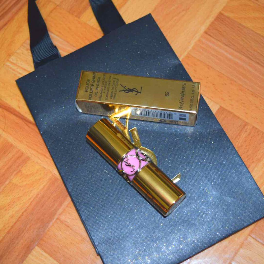 ルージュ ヴォリュプテ シャイン/YVES SAINT LAURENT BEAUTE/口紅を使ったクチコミ(1枚目)