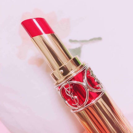 ルージュ ヴォリュプテ シャイン/YVES SAINT LAURENT BEAUTE/口紅を使ったクチコミ(2枚目)