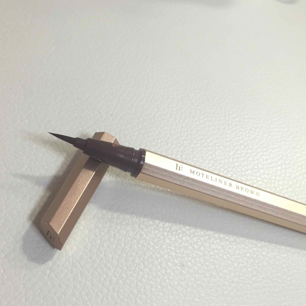 モテライナー リキッド ブラウン/UZU BY FLOWFUSHI/リキッドアイライナーを使ったクチコミ（1枚目）