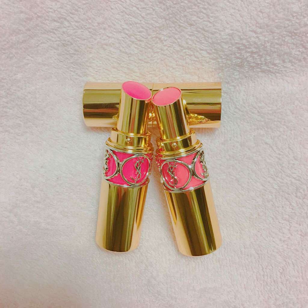 ルージュ ヴォリュプテ シャイン/YVES SAINT LAURENT BEAUTE/口紅を使ったクチコミ(1枚目)