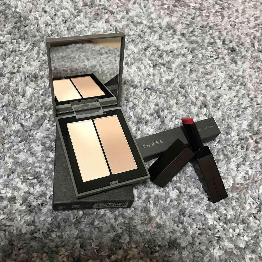 コントラスト デュオ/THREE/プレストパウダーを使ったクチコミ(1枚目)