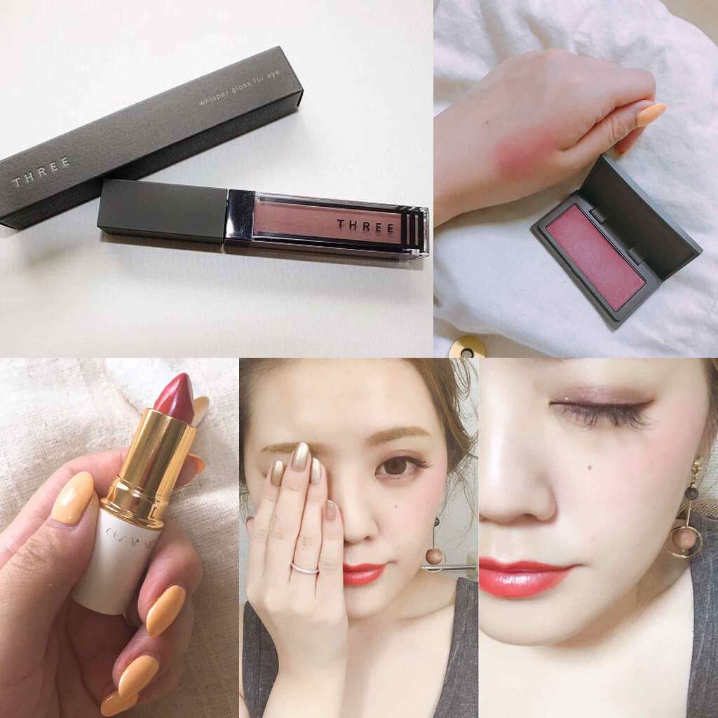 チーキーシークブラッシュ/THREE/パウダーチークを使ったクチコミ（1枚目）