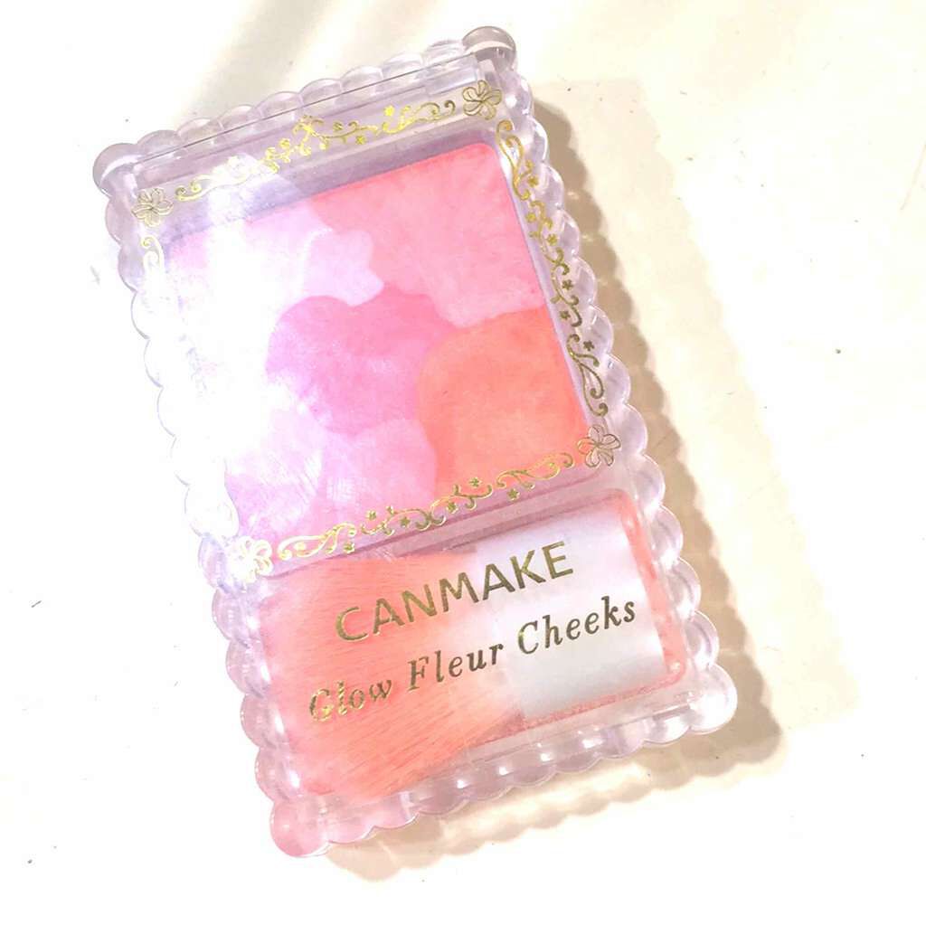 グロウフルールチークス/キャンメイク/パウダーチークを使ったクチコミ(1枚目)