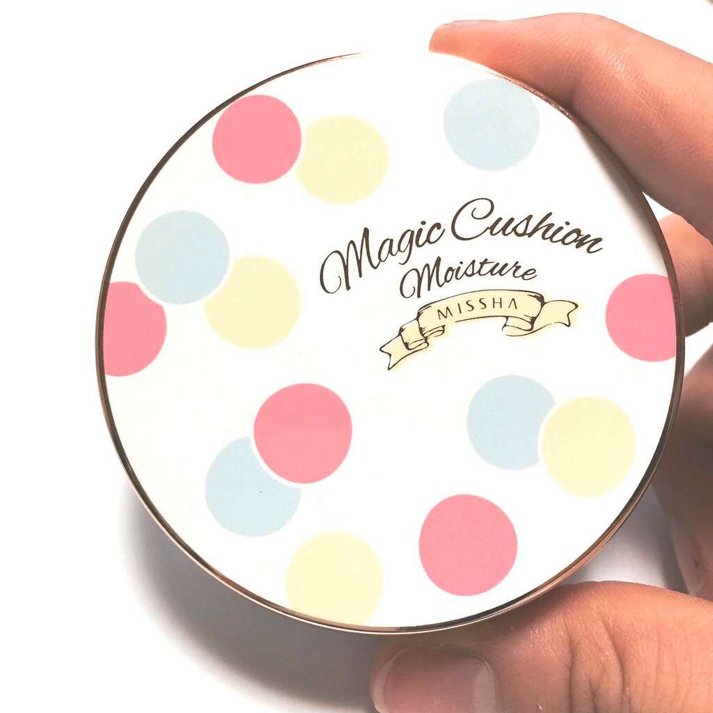 M クッション ファンデーション(モイスチャー)/MISSHA/クッションファンデーションを使ったクチコミ(1枚目)