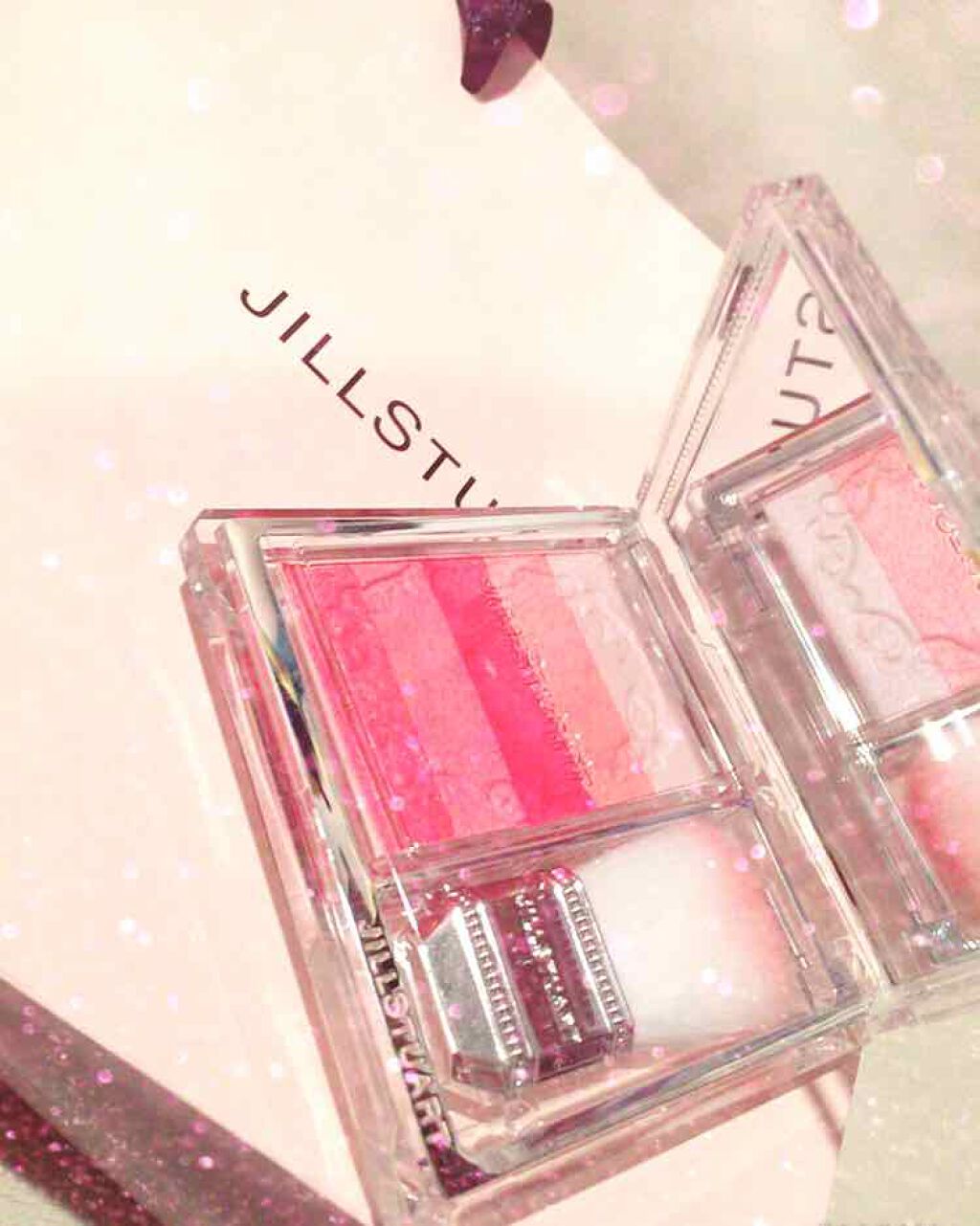 ブルーミングデュー オイルインブラッシュ/JILL STUART/パウダーチークを使ったクチコミ（2枚目）