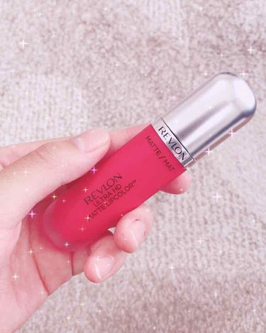 REVLON
ULTRA HD 
MATTE LIPCOLOR

２番目に赤い赤です❤
マットな仕上がりになります🐹
かと言って乾燥はあまりしないです🙆🙌

発色がかなり良いので濃いメイクにオススメです