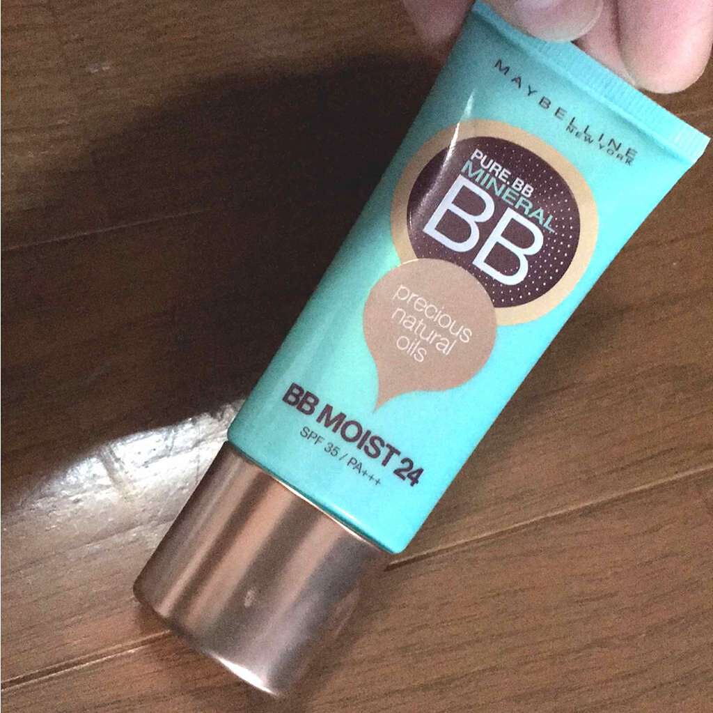 ピュアミネラル BB モイスト/MAYBELLINE NEW YORK/BBクリームを使ったクチコミ（1枚目）