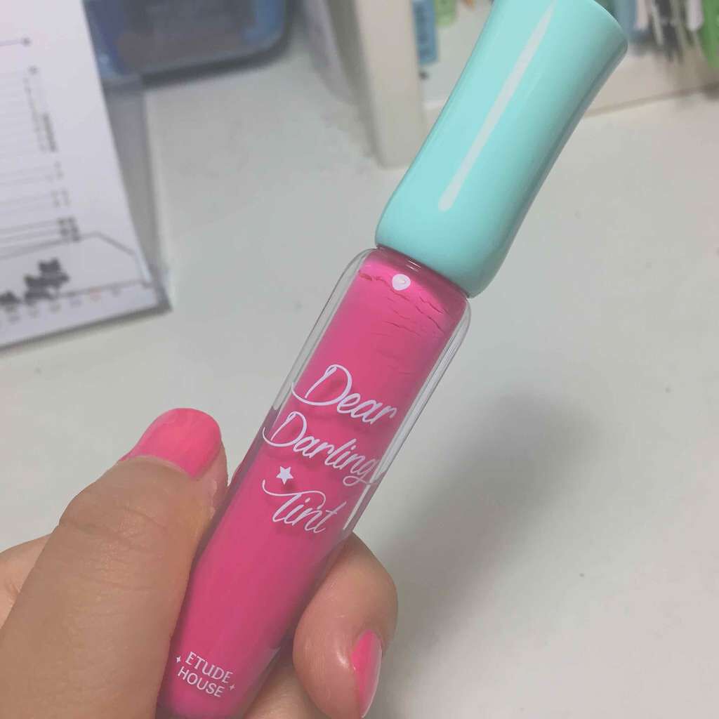 ディアダーリン ウォータージェルティント (アイスティント)/ETUDE/口紅を使ったクチコミ(1枚目)