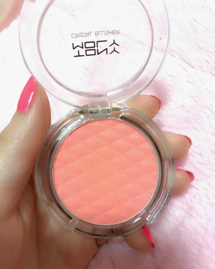 TONYMOLY クリスタルブラッシャーのクチコミ「
韓国人気コスメのTONYMOLY
クリスタルブラッシャー
13番のサムシングコーラル💘✨
.....」(2枚目)