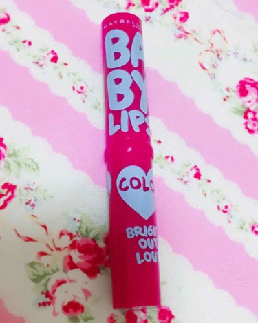 リップクリーム カラー BABY LIPS/MAYBELLINE NEW YORK/リップケア・リップクリームを使ったクチコミ（1枚目）