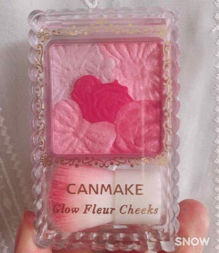 グロウフルールチークス/キャンメイク/パウダーチークを使ったクチコミ(1枚目)