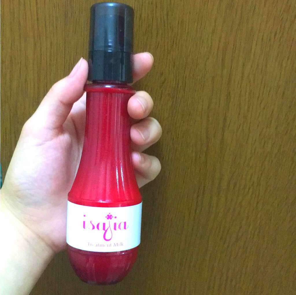 スタイリングトリートメントミルク 細髪用/イサジア/ヘアミルクを使ったクチコミ（1枚目）