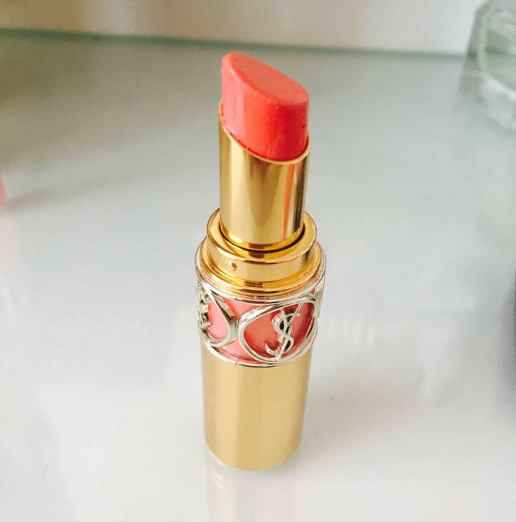 ルージュ ヴォリュプテ シャイン/YVES SAINT LAURENT BEAUTE/口紅を使ったクチコミ(1枚目)