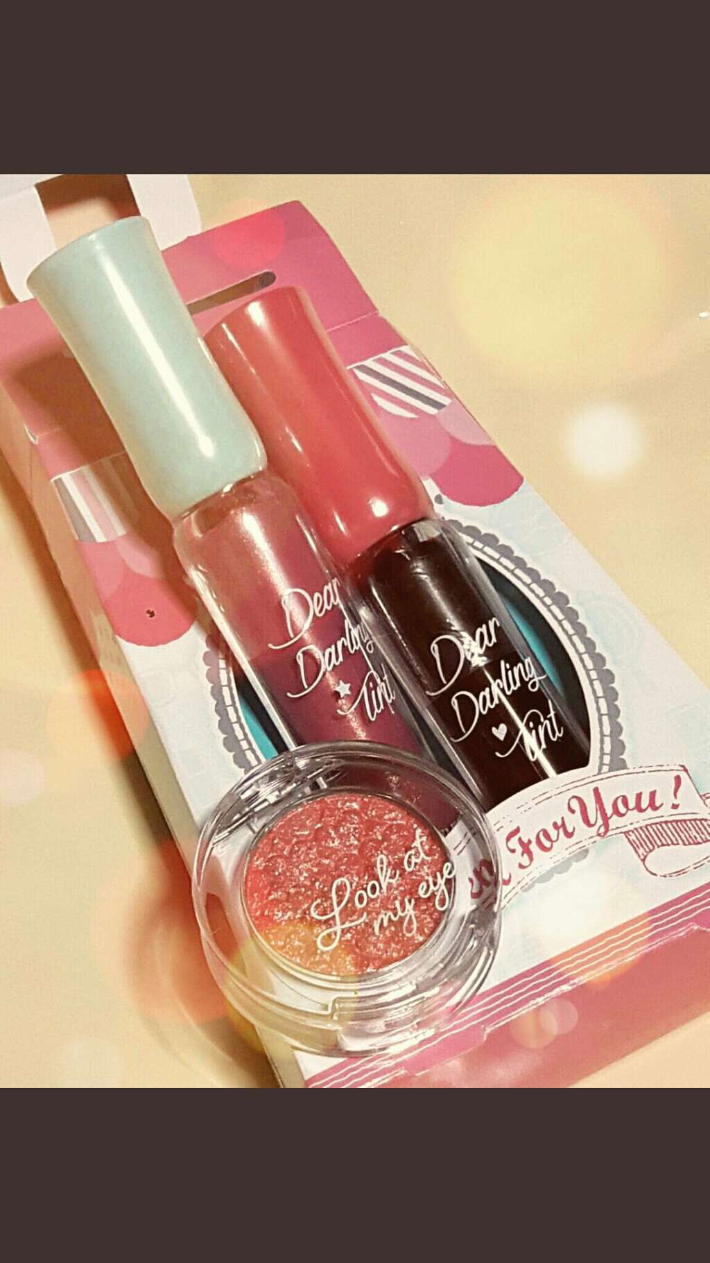 ディアダーリン ウォータージェルティント （アイスティント）/ETUDE/口紅を使ったクチコミ（1枚目）