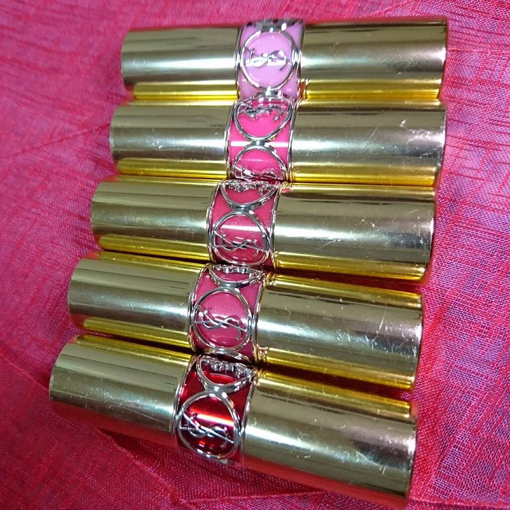 ルージュ ヴォリュプテ シャイン/YVES SAINT LAURENT BEAUTE/口紅を使ったクチコミ(1枚目)