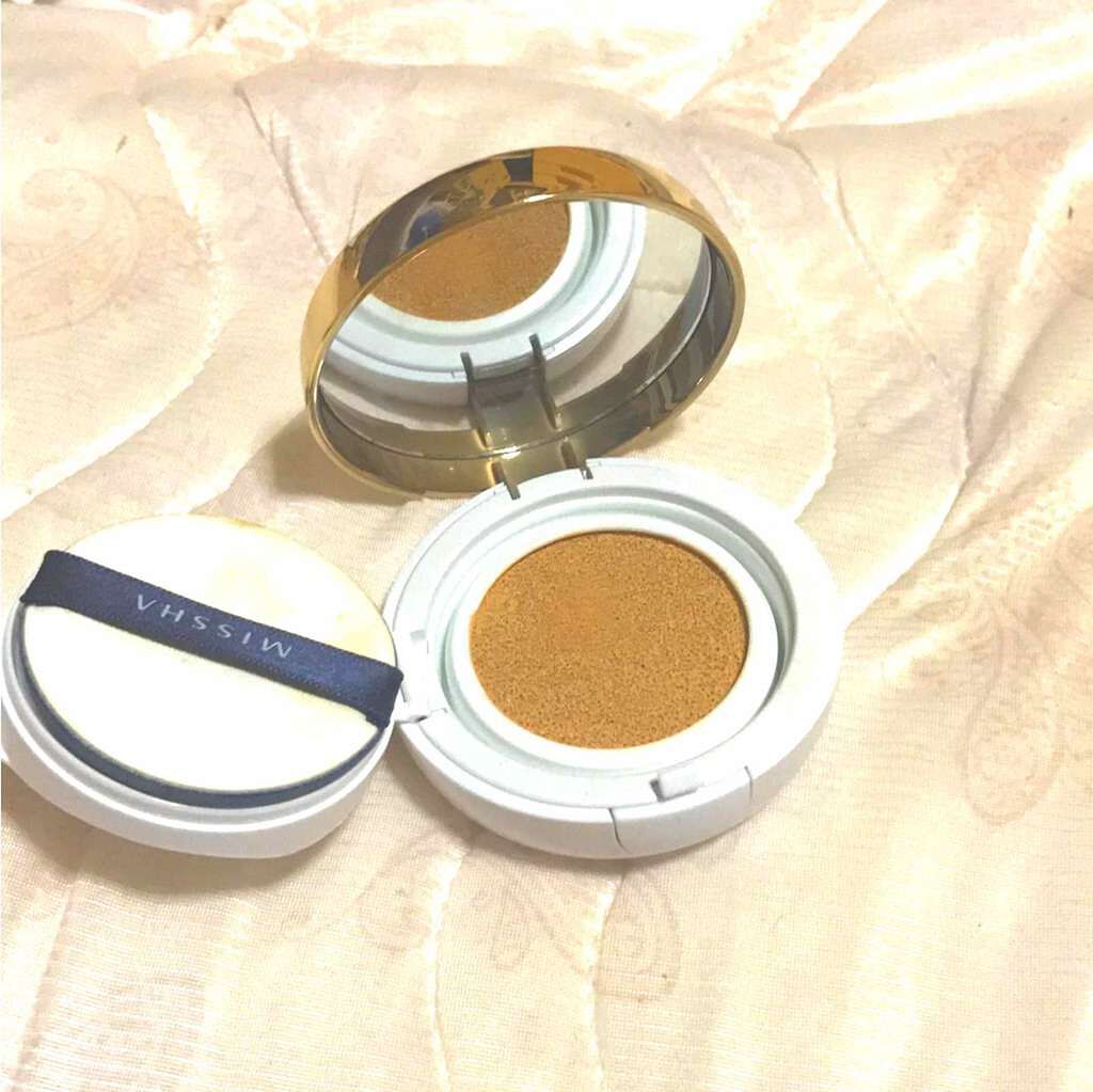 M クッション ファンデーション(モイスチャー)/MISSHA/クッションファンデーションを使ったクチコミ(1枚目)