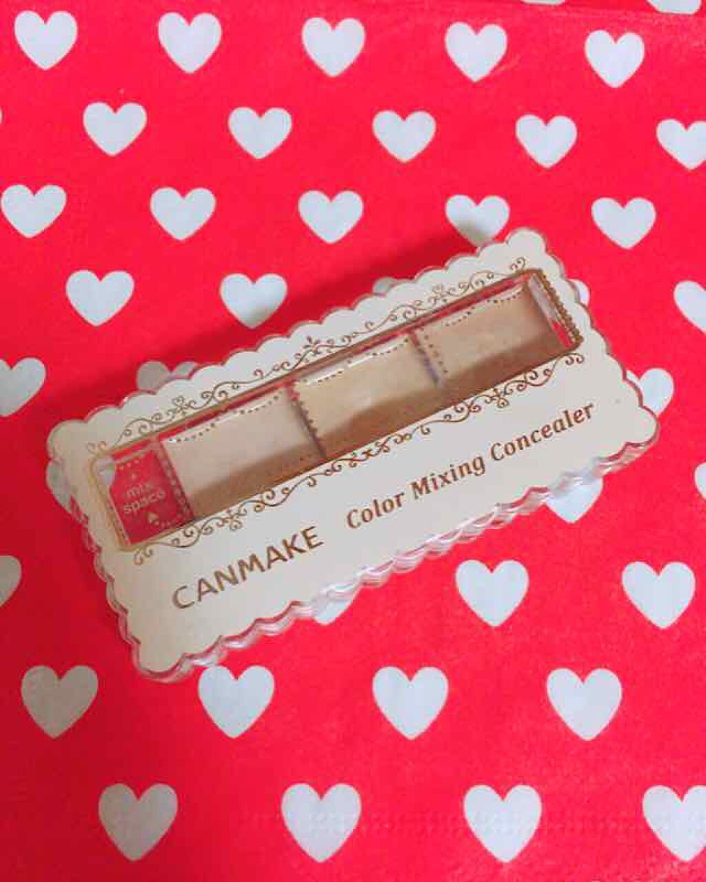 カラーミキシングコンシーラー/キャンメイク/パレットコンシーラーを使ったクチコミ(1枚目)