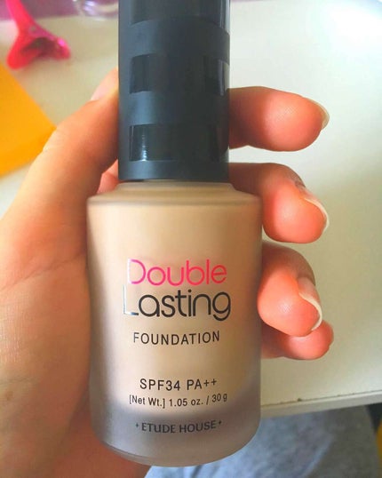 ダブルラスティング ファンデーション/ETUDE/リキッドファンデーションを使ったクチコミ(1枚目)