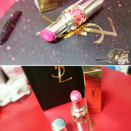 ヴォリュプテ ティントインバーム/YVES SAINT LAURENT BEAUTE/口紅を使ったクチコミ(1枚目)
