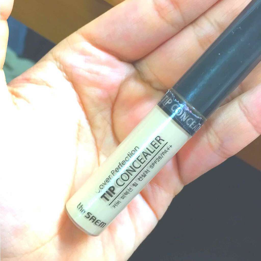 カバーパーフェクション チップコンシーラー/the SAEM/リキッドコンシーラーを使ったクチコミ(1枚目)