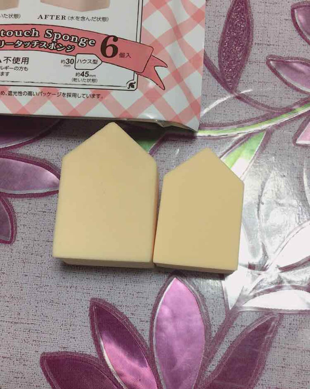 ジェリータッチスポンジ ハウス型/ロージーローザ/パフ・スポンジを使ったクチコミ(2枚目)
