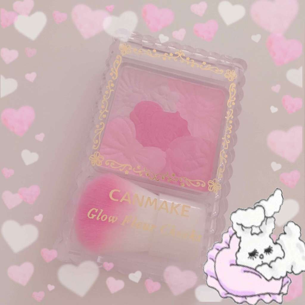 グロウフルールチークス/キャンメイク/パウダーチークを使ったクチコミ（1枚目）