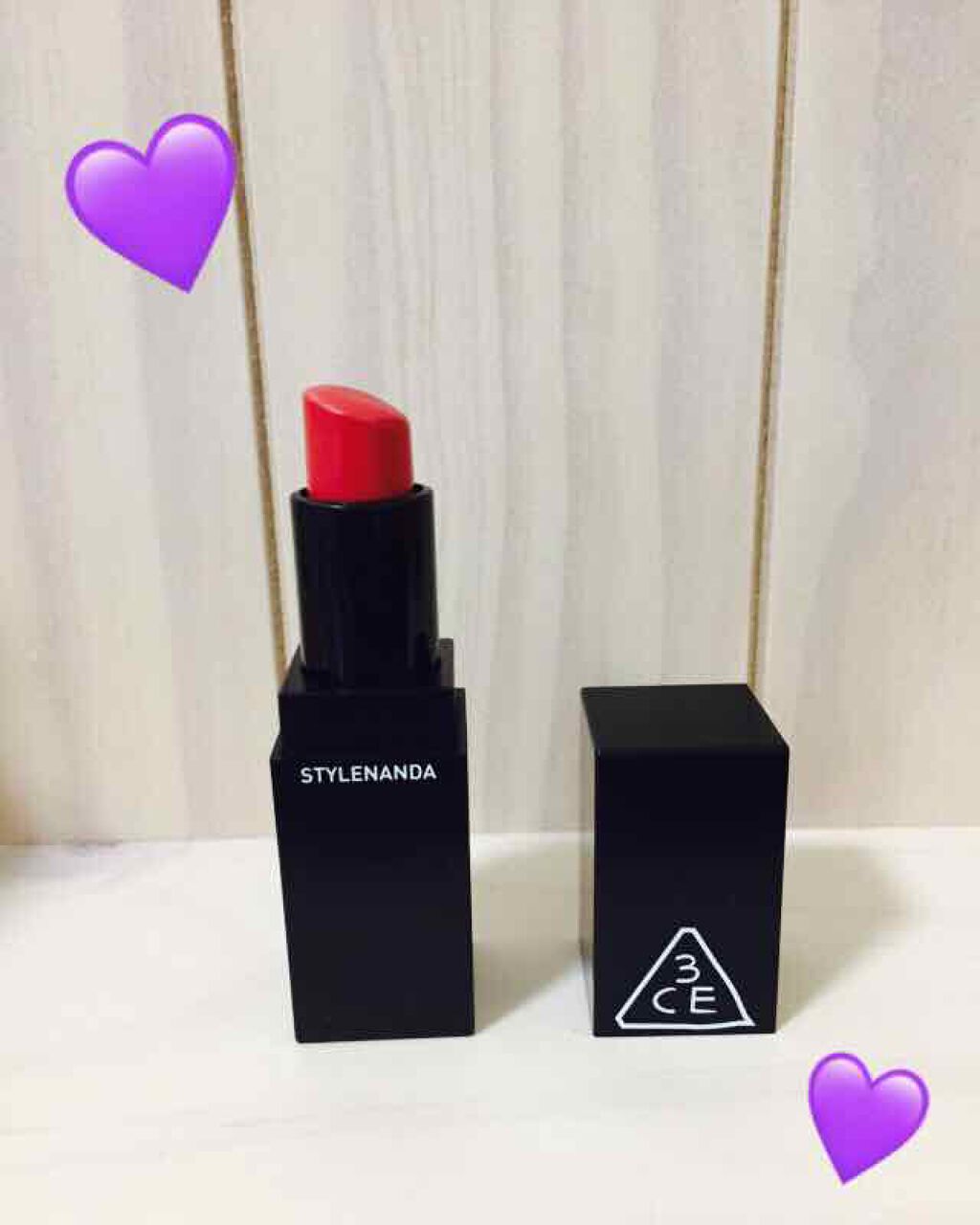 GLASS LIP COLOR/3CE/口紅を使ったクチコミ(1枚目)