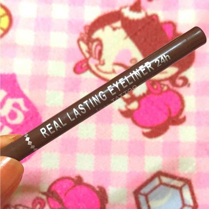 リアルラスティングアイライナー24h/K-パレット/リキッドアイライナーを使ったクチコミ(1枚目)