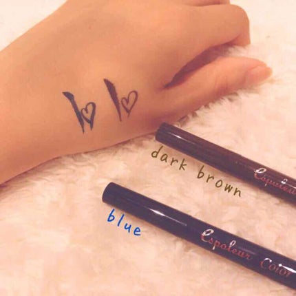 エスポルールカラーアイライナー/エスポルール/リキッドアイライナーを使ったクチコミ(2枚目)