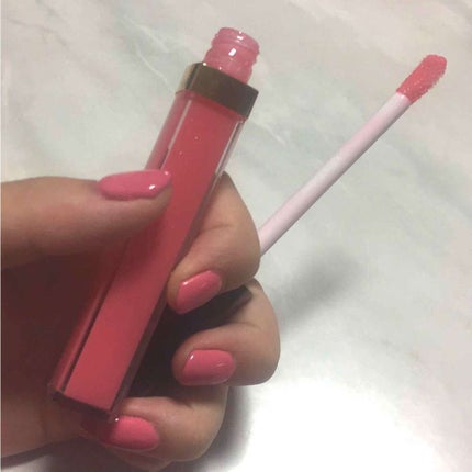 ルージュ ココ グロス 728 ローズ ピュルプ/CHANEL/リップグロスを使ったクチコミ(2枚目)